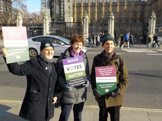 north london make votes matter at vigil outside parliament