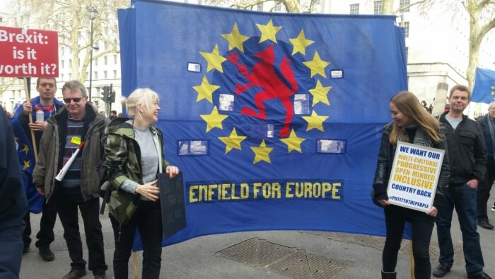 enfield for europe at peoples vote march