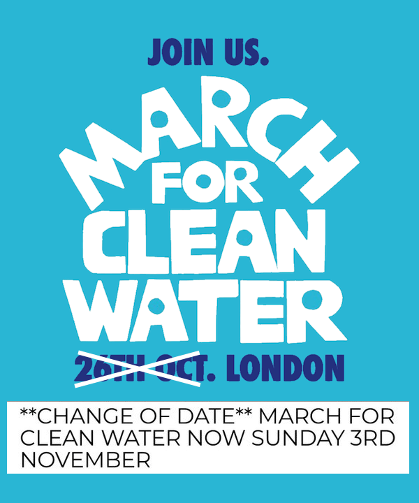 poster or flyer advertising event March for Clean Water