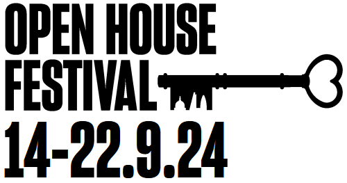 poster or flyer advertising event Open House Festival 2024