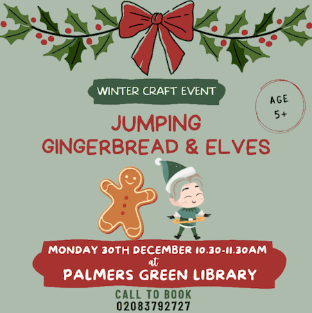 202412 jumping gingerbread and elves event