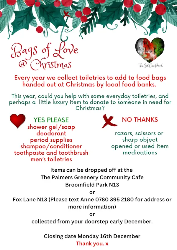 bags of love at xmas 2024 version 1