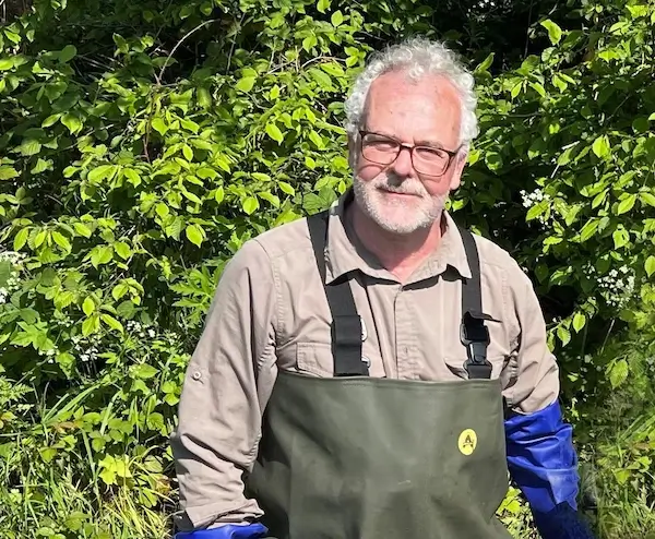 john cole during gardening work in broomfield park