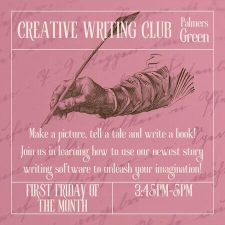 creative writing club at pg library